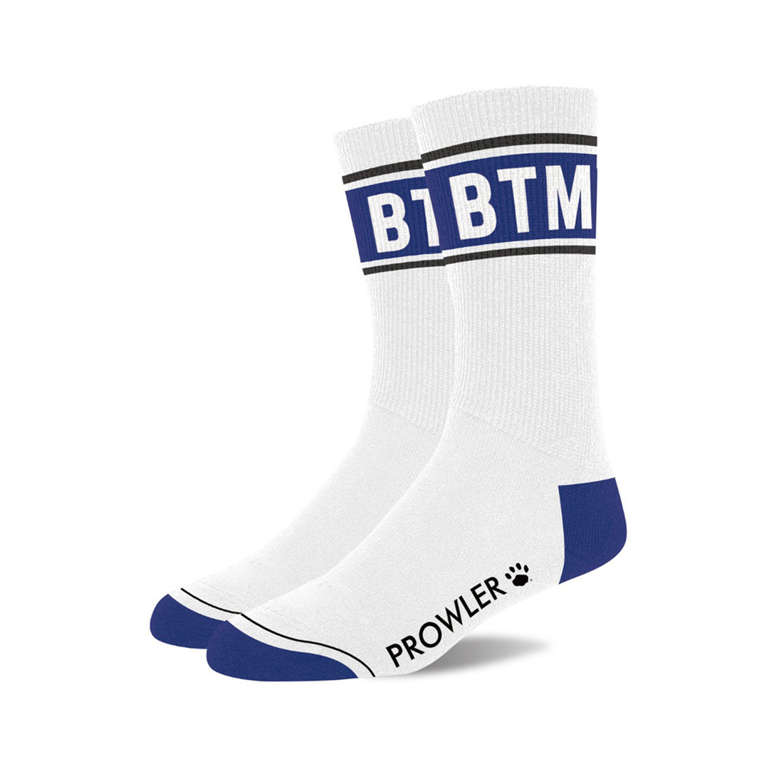 Btm Sokken Wit/Blauw - Comfort & Stijl | Prowler Katoen