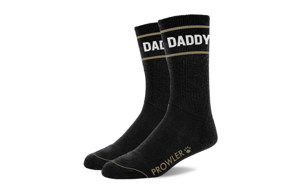Daddy Socks Schwarz/Weiß – Bequeme Socken für Väter