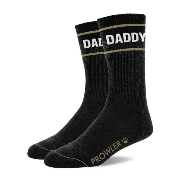 Daddy Socks Schwarz/Weiß – Bequeme Socken für Väter