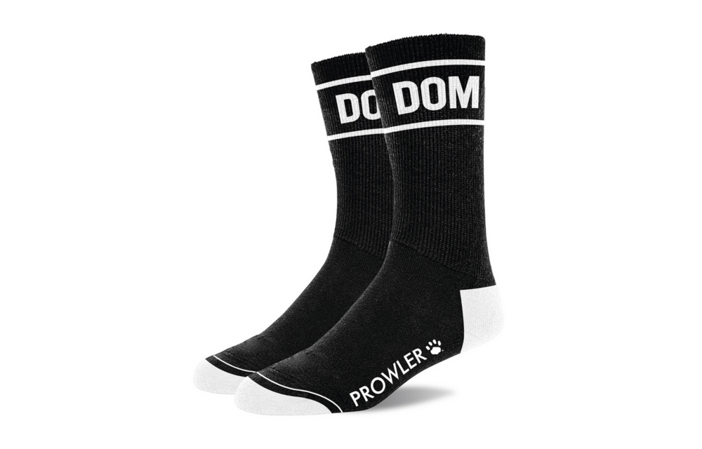 Dom Socken Schwarz/Weiß | Cool & bequem Prowler Red