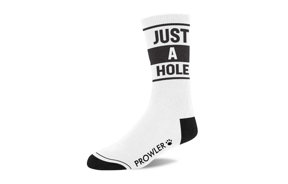 Just A Hole Sokken Wit/Zwart - Comfortabel & Stijlvol Prowler
