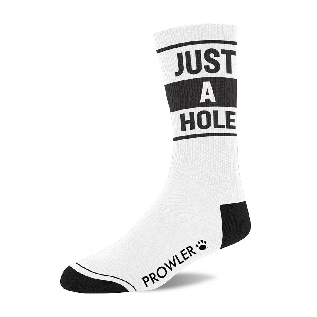 Just A Hole Sokken Wit/Zwart - Comfortabel & Stijlvol Prowler