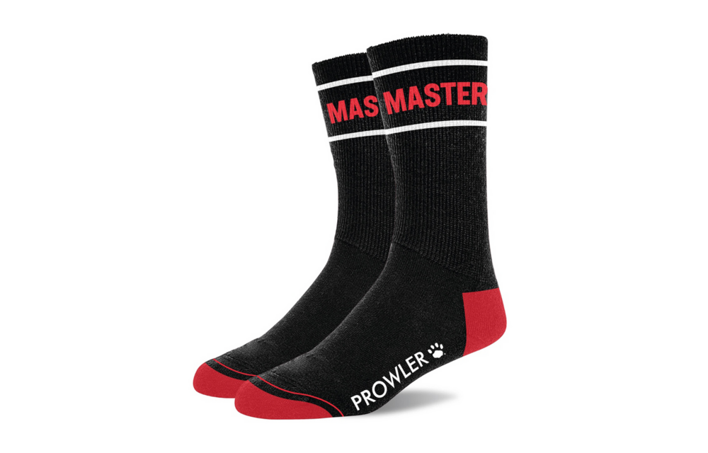 Master Socks Schwarz/Rot – Stilvolle Komfortsocken Prowler