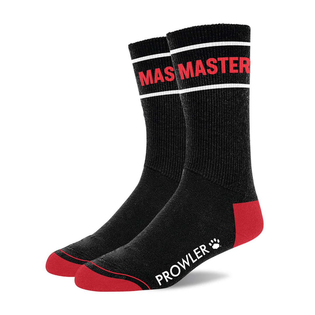 Master Socks Schwarz/Rot – Stilvolle Komfortsocken Prowler