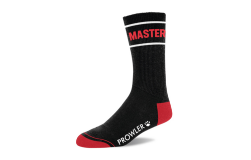 Master Socks Zwart/Rood - Stijlvolle Comfortsokken Prowler