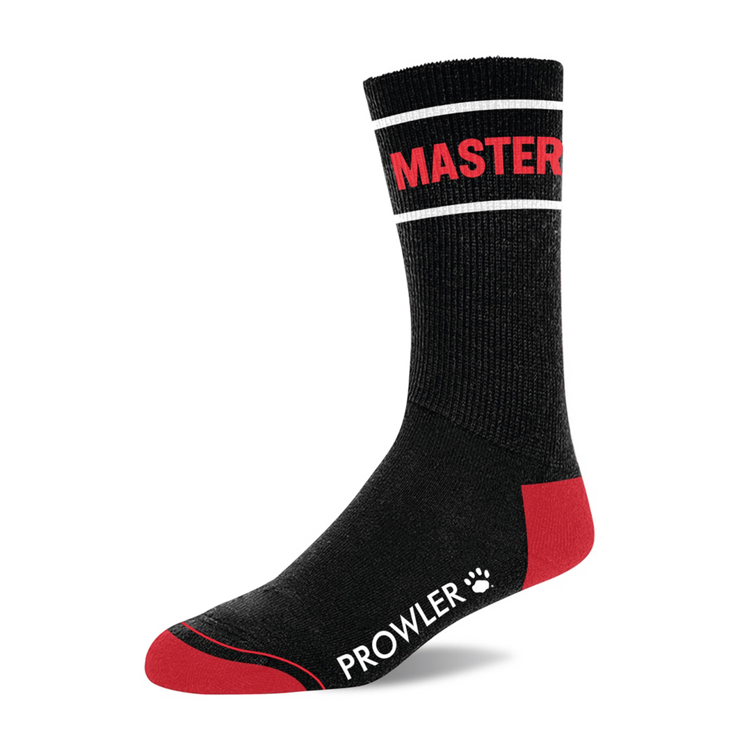 Master Socks Schwarz/Rot – Stilvolle Komfortsocken Prowler
