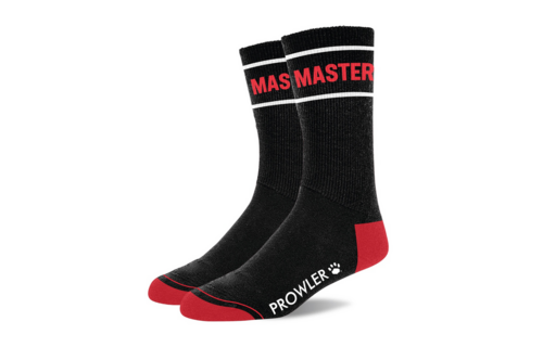 Master Socks Schwarz/Rot – Stilvolle Komfortsocken Prowler
