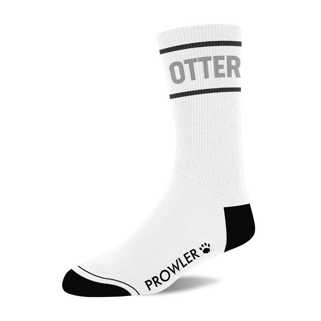 Otter Socks White/Grey - Comfortable & Playful from Prowler Red