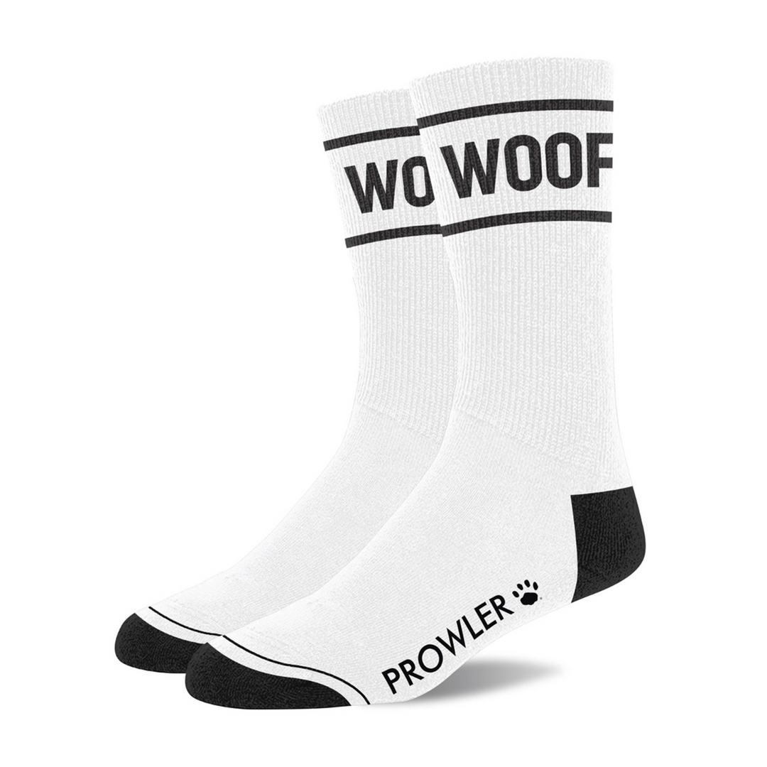 WOOF Socks White/Black | Stylish & Comfortable for Every Day