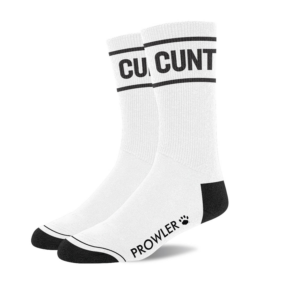 Cunt Socken - Weiß/Schwarz