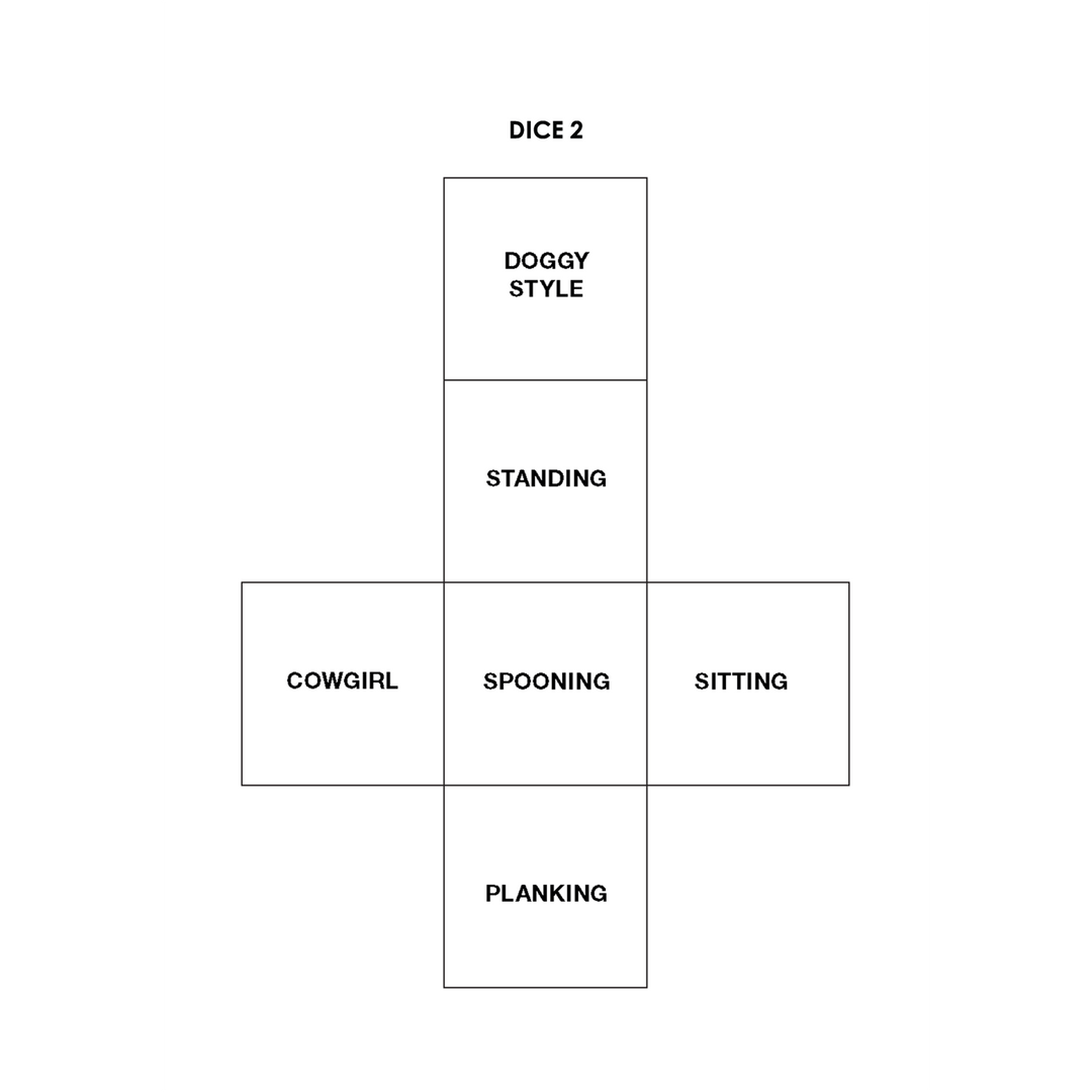 Sexy Dobbelstenen 2 Stuks - Spanning & Sensualiteit Spel