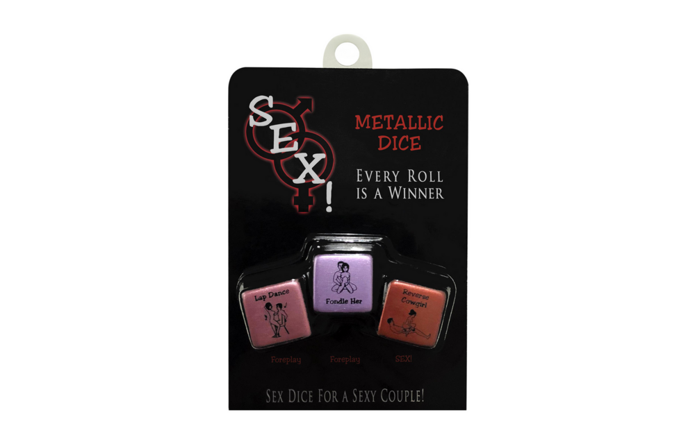 Sex! Metallic Set – Sexy Dobbelstenen voor Avontuurlijke Stellen