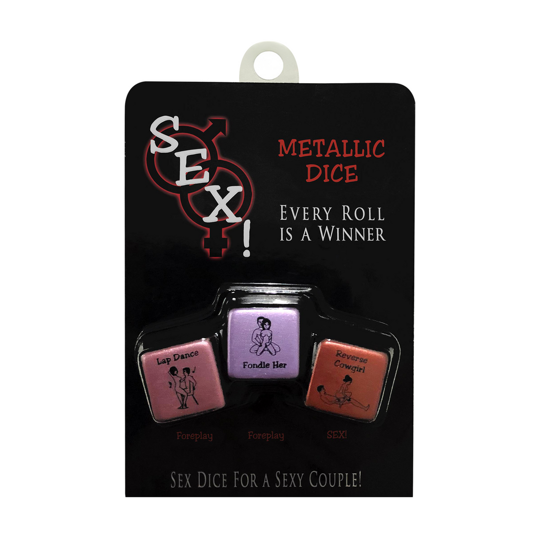 Sex! Metallic Set – Sexy Dice for Adventurous Couples