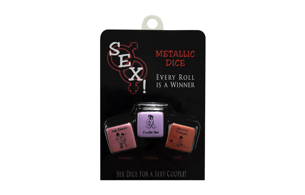 Sex! Metallic Set – Sexy Dobbelstenen voor Avontuurlijke Stellen