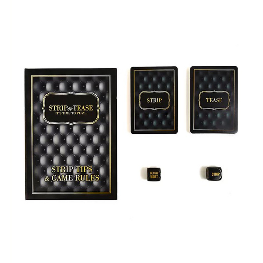 Strip or Tease – Sexy Dice Card Game for Adults