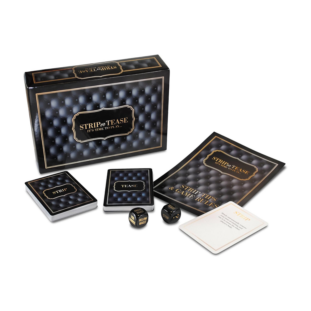 Strip or Tease – Sexy Dice Card Game for Adults