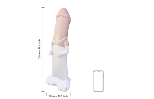 Opblaasbare Bruid Bop Bag – Urenlang Stuiterplezier!