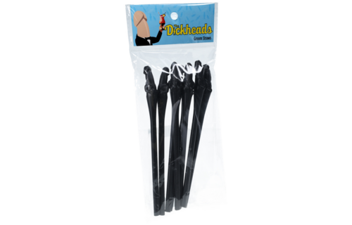 Groom Straws - Black