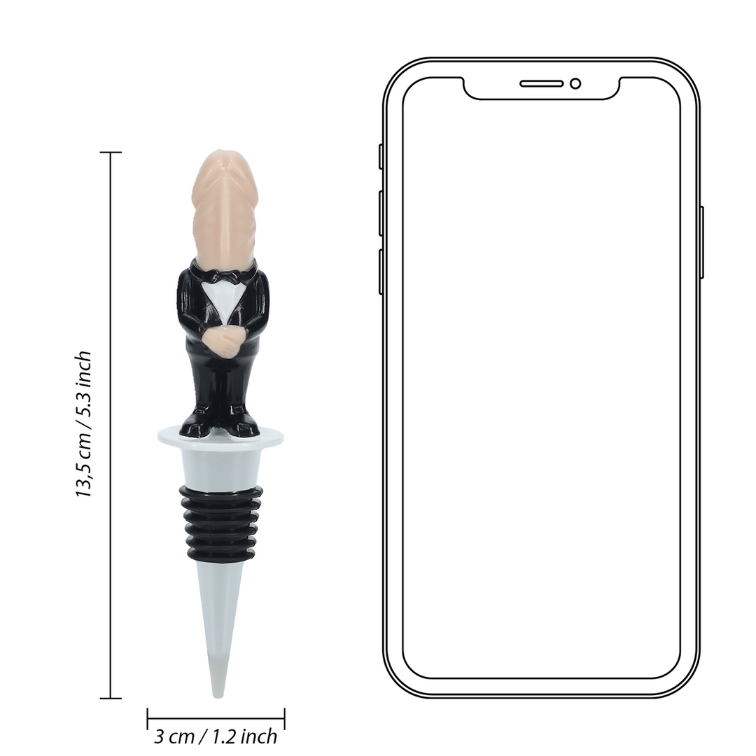 Bräutigam-Flaschenverschluss – Stilvoll & Wein lange haltbar