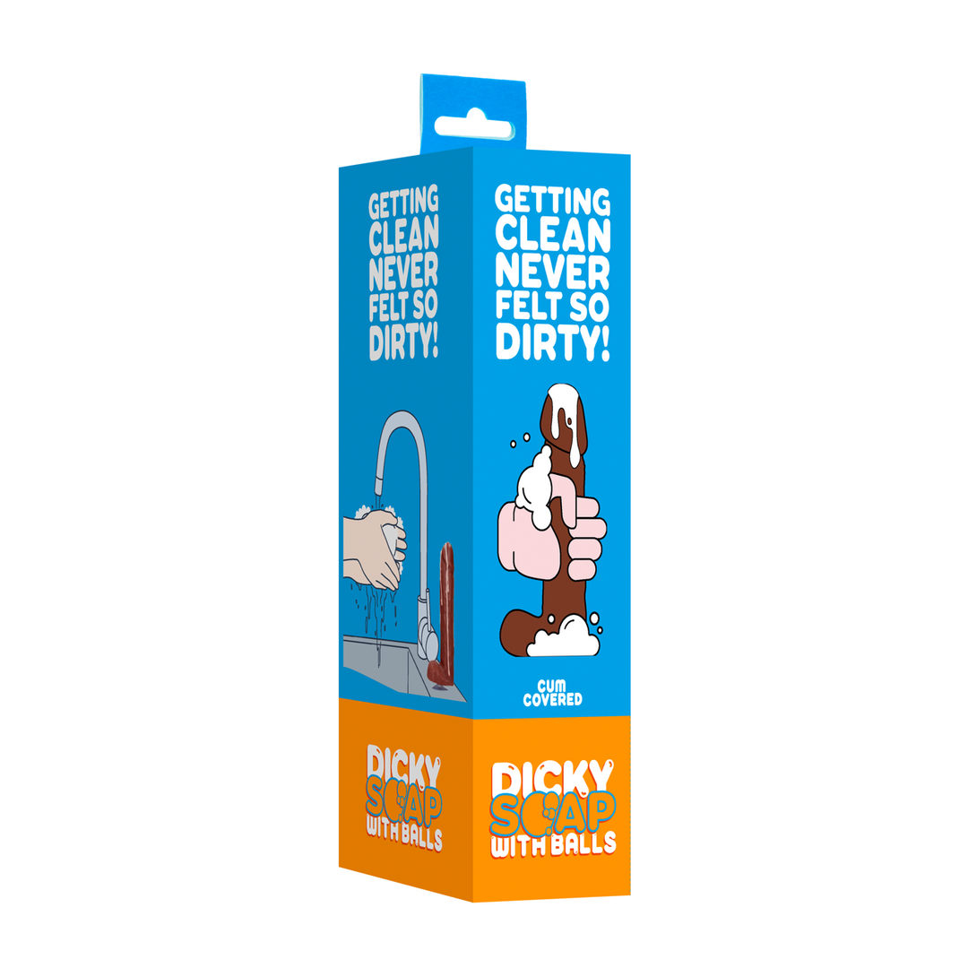 Dicky Zeep met Ballen en Sperma – Uniek Wasplezier!