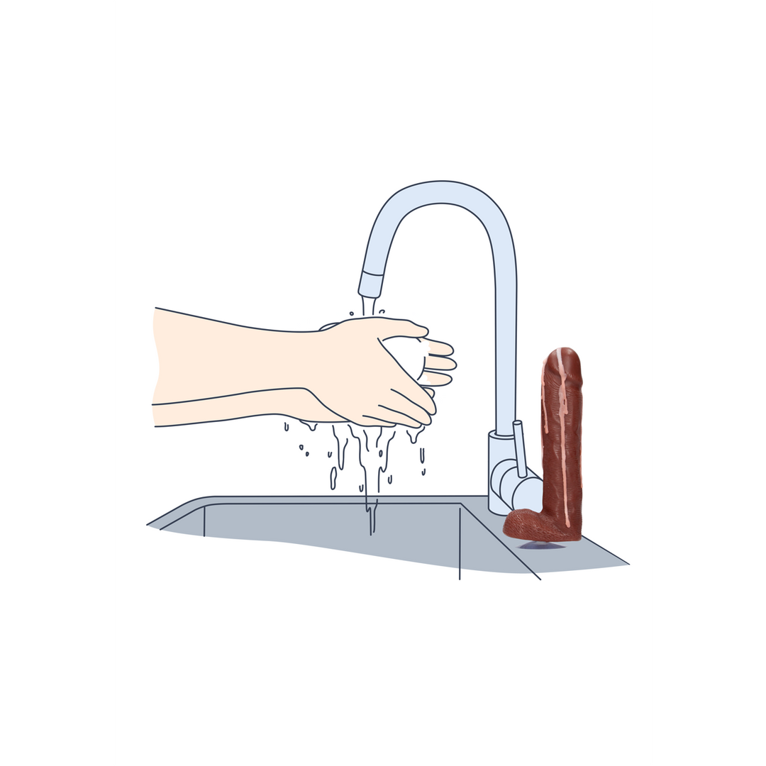 Dicky Soap met Balls en Cum