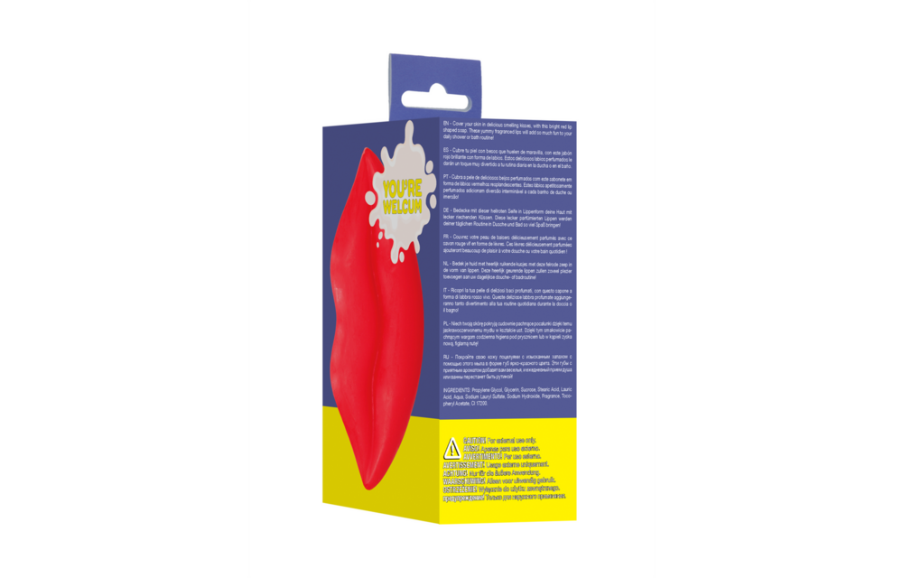 Kiss Soap Red Lip Soap | Playful & Silky Soft Care Ritual