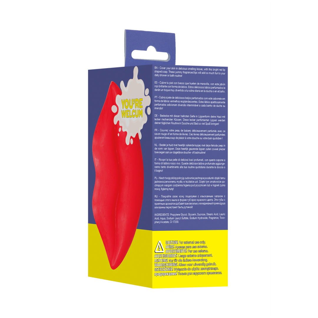 Kiss Soap Red Lip Soap | Playful & Silky Soft Care Ritual