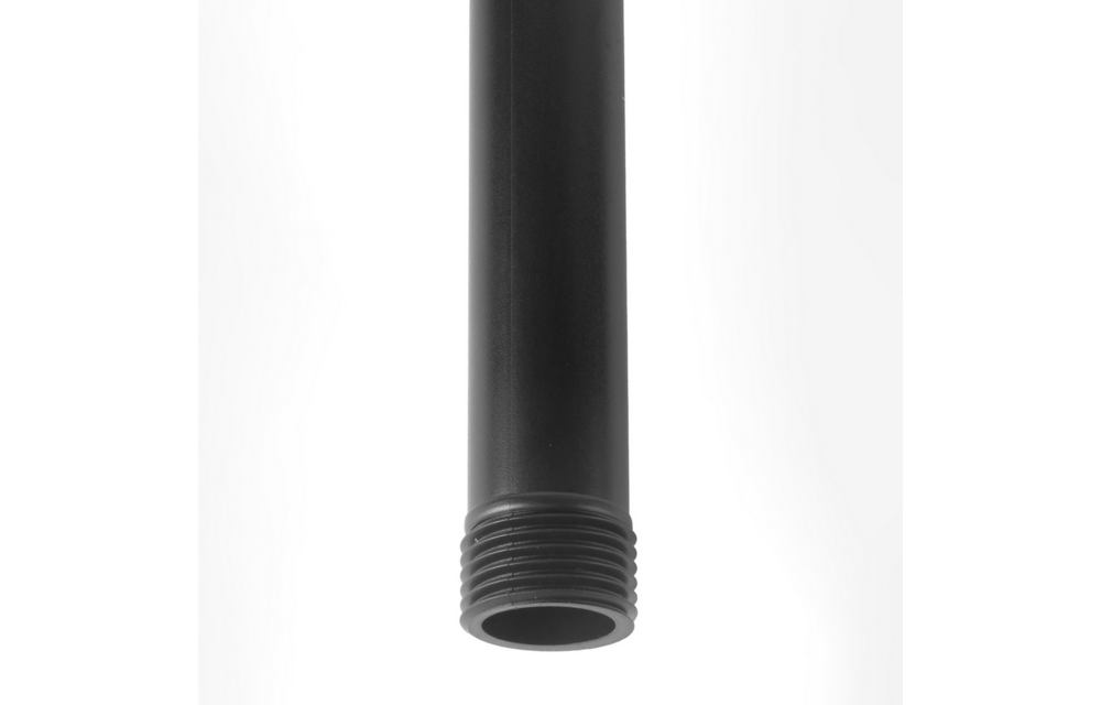 ✊Fuck & Fist Anale Douche Plastic Mondstuk - 13,5 cm - Zwart