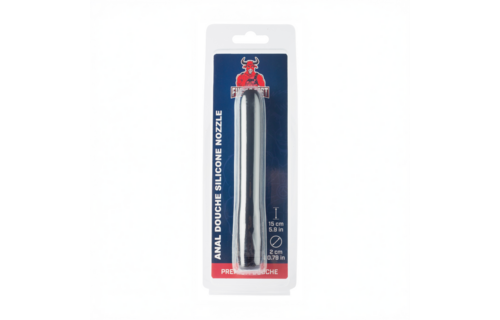 ✊Fuck & Fist Anal Shower Silicone Nozzle - 15 cm - Black