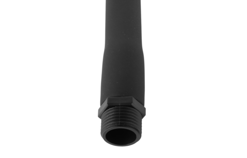Anal Douche Silicone Nozzle - 15 cm - Black