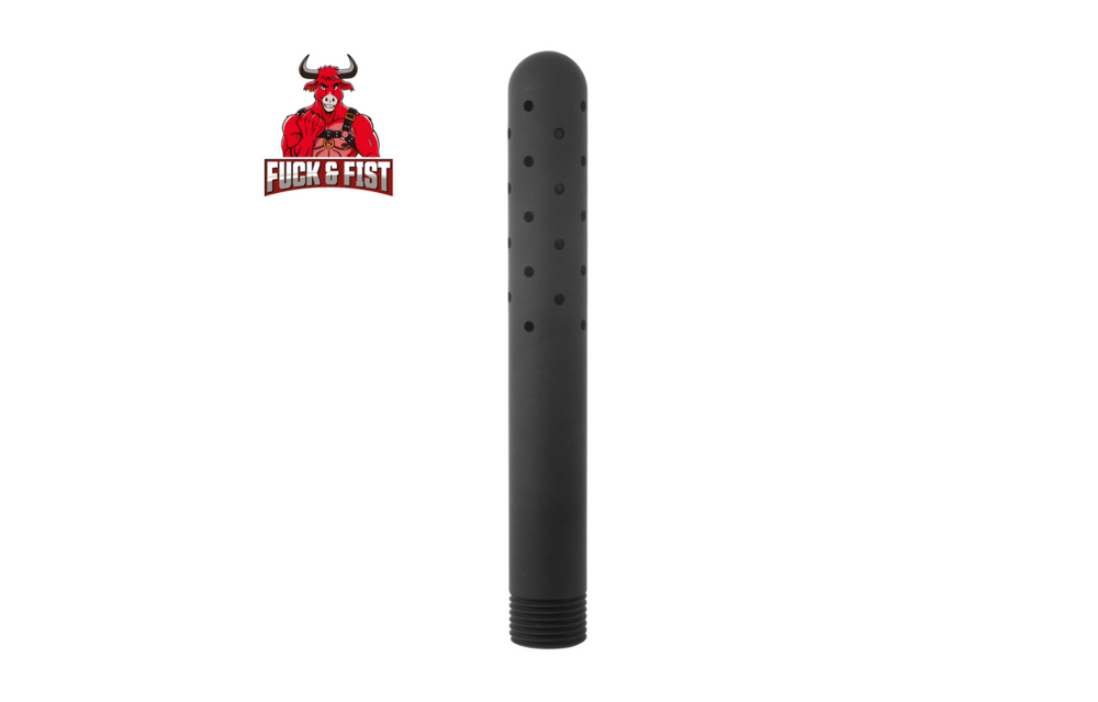 ✊Fuck & Fist Analdusche 360 Kunststoffdüse – 13,5 cm – Schwarz