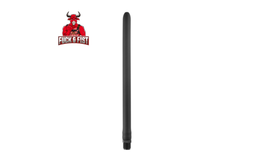 ✊Fuck & Fist Anal Douche Silicone Nozzle - 30 cm - Black