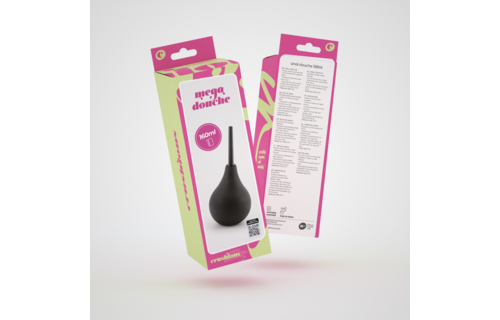 Mega Douche Anale Douche 160 Ml Zwart – Praktisch & Compact
