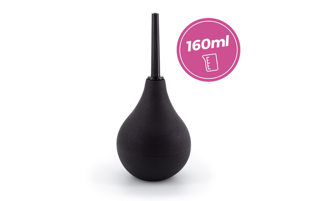 Mega-Dusche Anal-Dusche 160 ml schwarz – Praktisch & kompakt