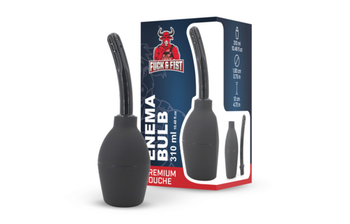 ✊Fuck & Fist Enema Kugel – Analkugel – 310 ml – Schwarz