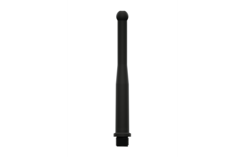Ergoflo - Silicone Flex Tip for Anal Shower - 8 / 20 cm - Black