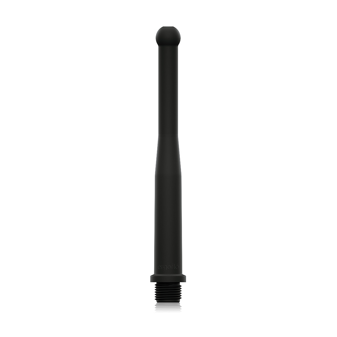 Ergoflo Silicone Flex Tip Anal Douche 20 cm Black