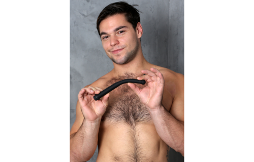 Ergoflo - Silikon Flex Spitze für Anal Dusche - 8 / 20 cm - Schwarz