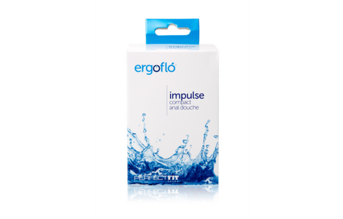 Ergoflo Impulse Anal Shower Black | Compact & Waterproof