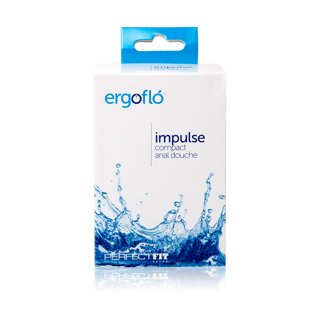 Ergoflo Impulse Anale Douche Zwart | Compact & Waterdicht