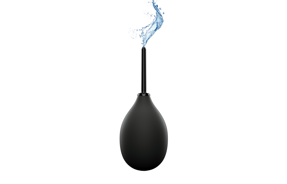 Ergoflo Impulse Anale Douche Zwart | Compact & Waterdicht