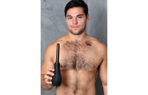 Ergoflo Extra Anale Douche Zwart – Sterk & Rommelvrij