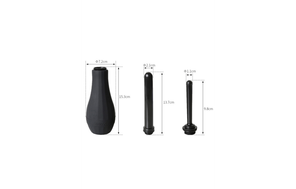 Ergoflo Extra - Anal Shower - Black