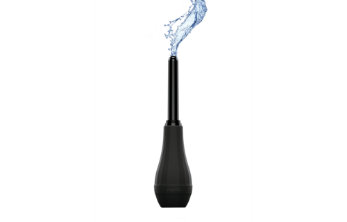 Ergoflo Extra Anale Douche Zwart – Sterk & Rommelvrij