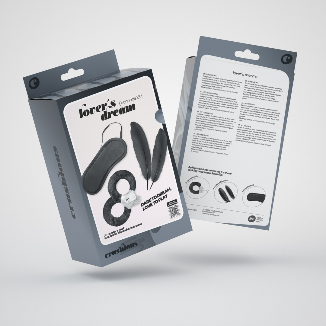 Lover'S Dream Bondageset Zwart | 4-Delig Beginnerspakket