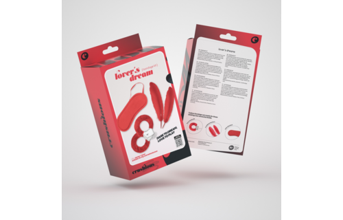 Lover'S Dream Rot: Weiches 4-teiliges Bondage-Set für Anfänger