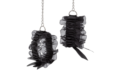 Lace Me Up Bondage Set Black - Romantic & Kinky Lace Set