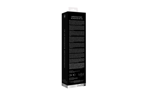 Bondage Kit #3: Luxurious Playful & Seductive BDSM Set Black