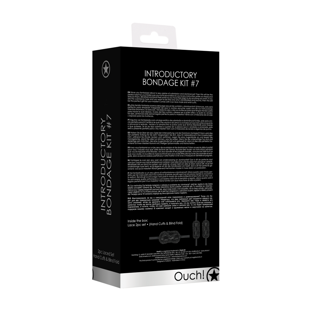 Bondage Kit #7 Black Lace | Play Exciting & Sensual