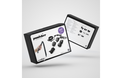 Punisher - 8-delige Bondage Set - Zwart